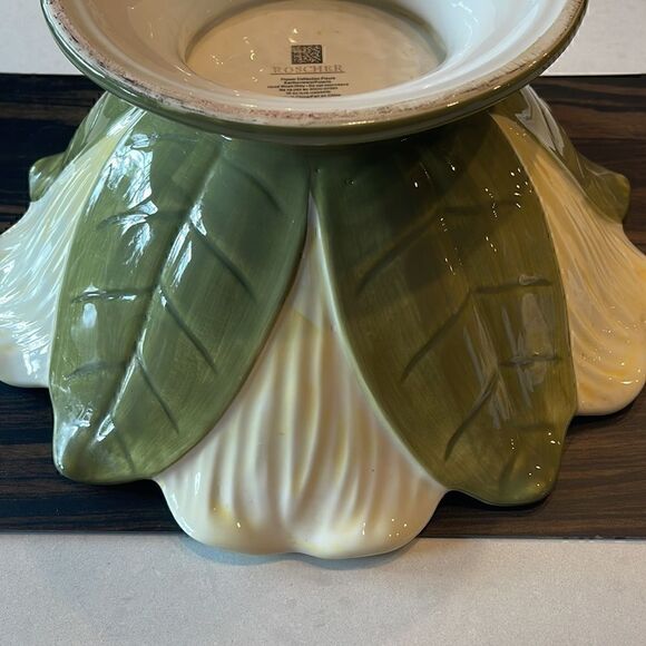 Roscher, flower collection earthware, excellent condition bowl. Beautiful. - Picture 4 of 7